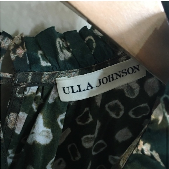 Ulla Johnson Joan Mix Print Cotton Dress Jasper - Picture 6 of 6